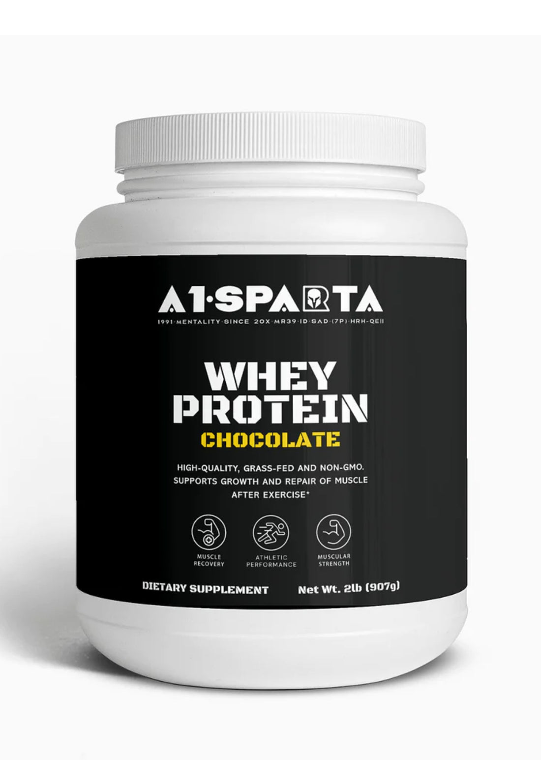 Fuel Your Fitness Journey with A1•Sparta's Chocolate Flavored Whey Protein