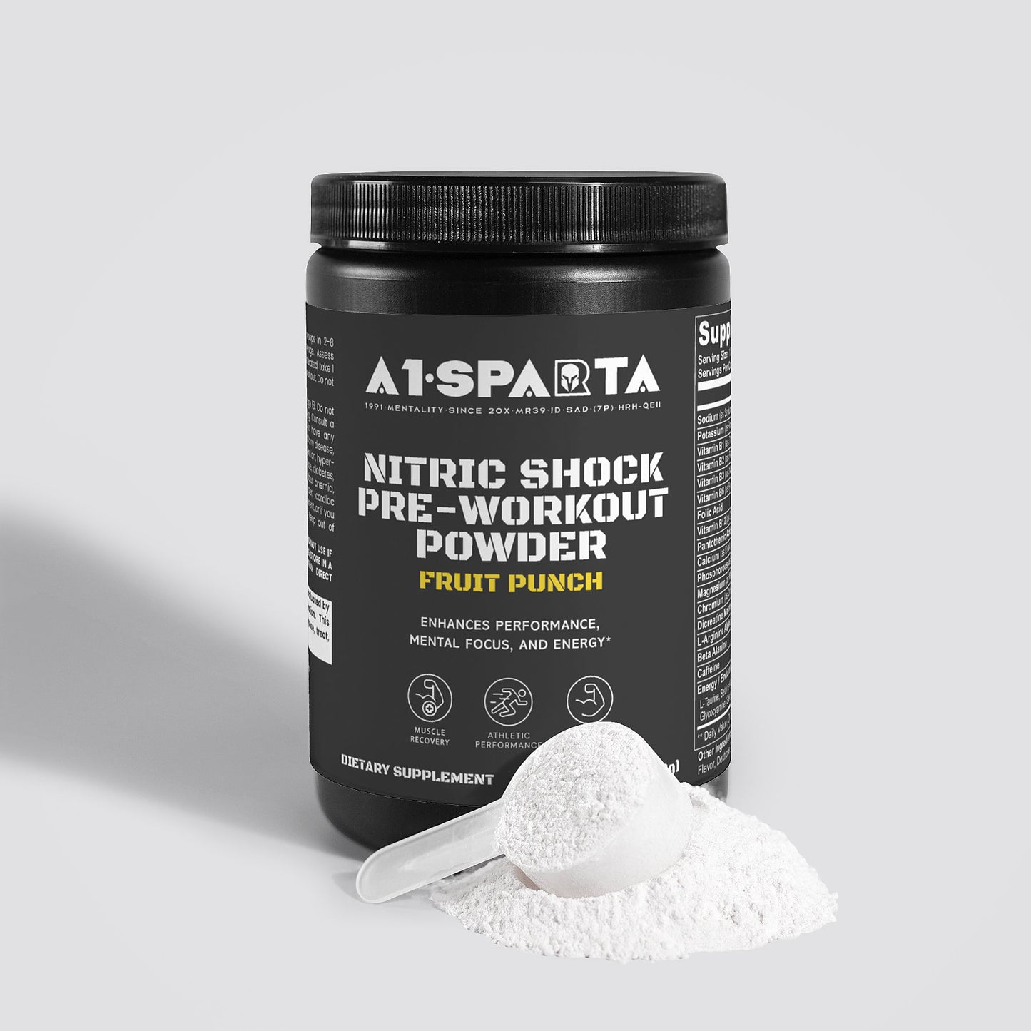 Nitric Shock Pre-Workout Powder (Fruit Punch)